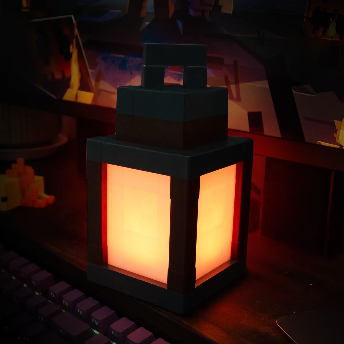 latarnia LED Minezone™ w stylu Minecraft