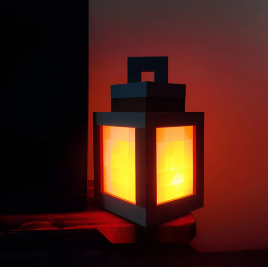 latarnia LED Minezone™ w stylu Minecraft